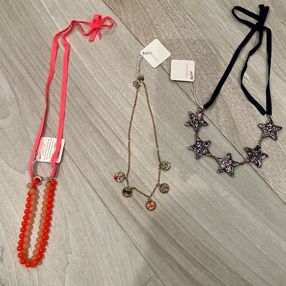 NWT Kids JCrew necklaces
